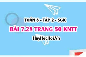 Bài 7.28 trang 50 Toán 8 Tập 2 Kết nối tri thức: Bài toán tính cước phí điện thoại